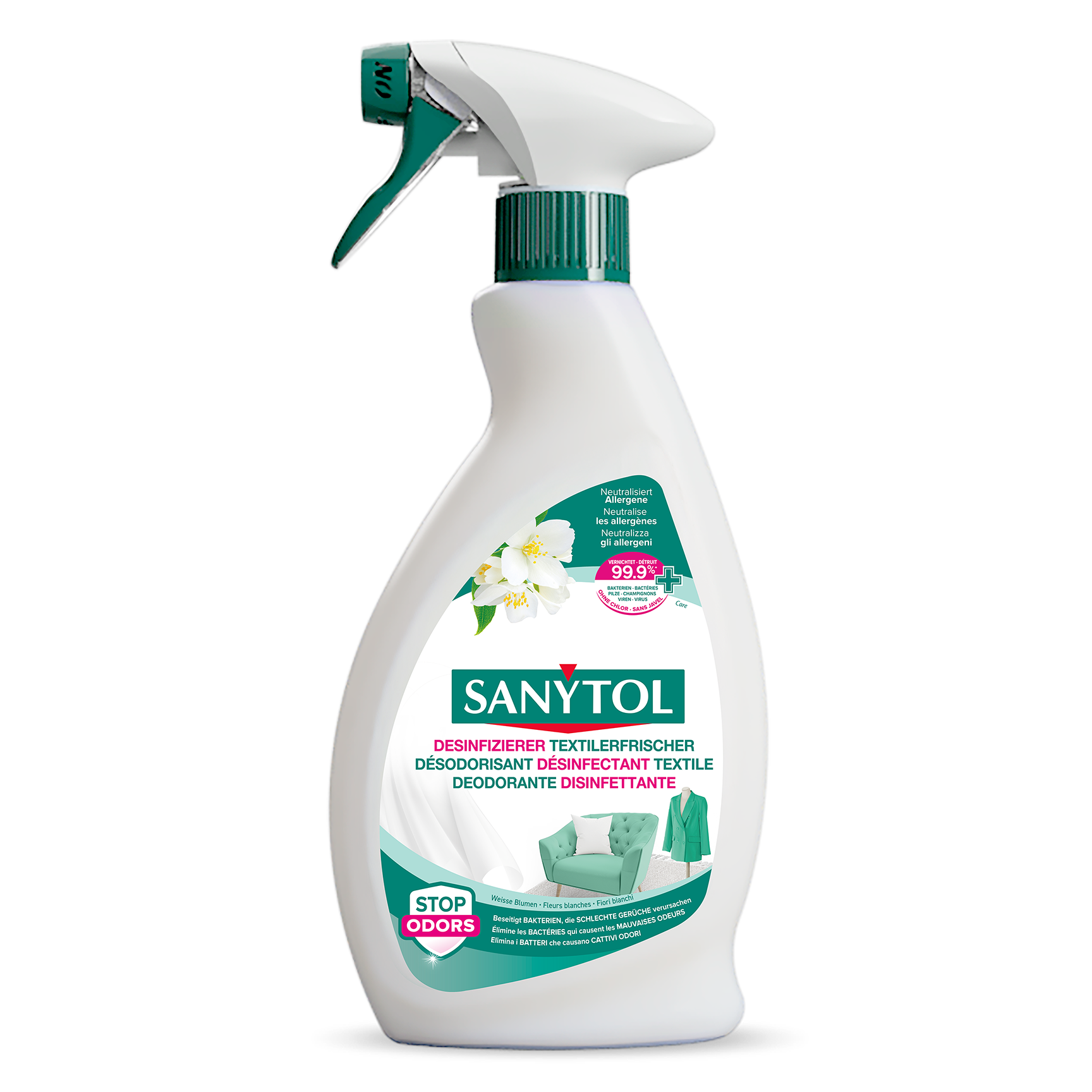 5841633106 SANYTOL DEO TEXTILE Care 500ML CH 3D (web)